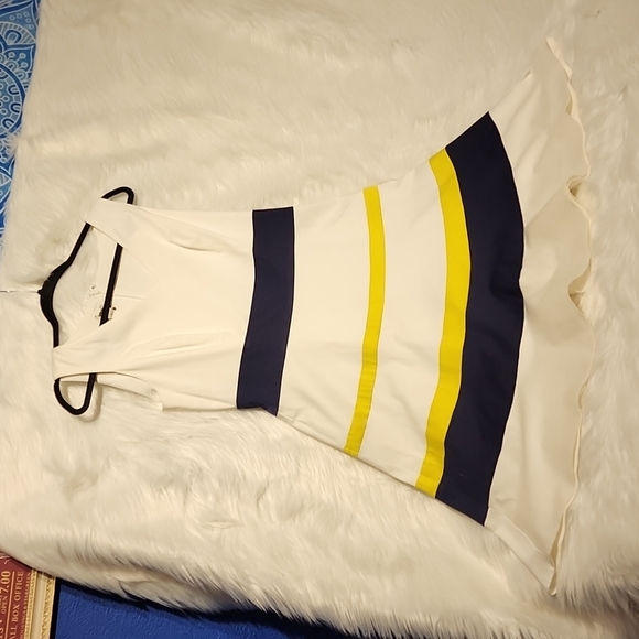 Anne Klein dress 98% cotton Sz 6 - Picture 13 of 15